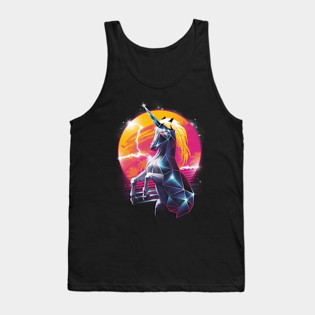 Rad Unicorn Tank Top by Vincent Trinidad Art